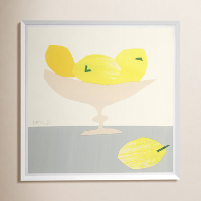 Lemons Print by Susan Hable
