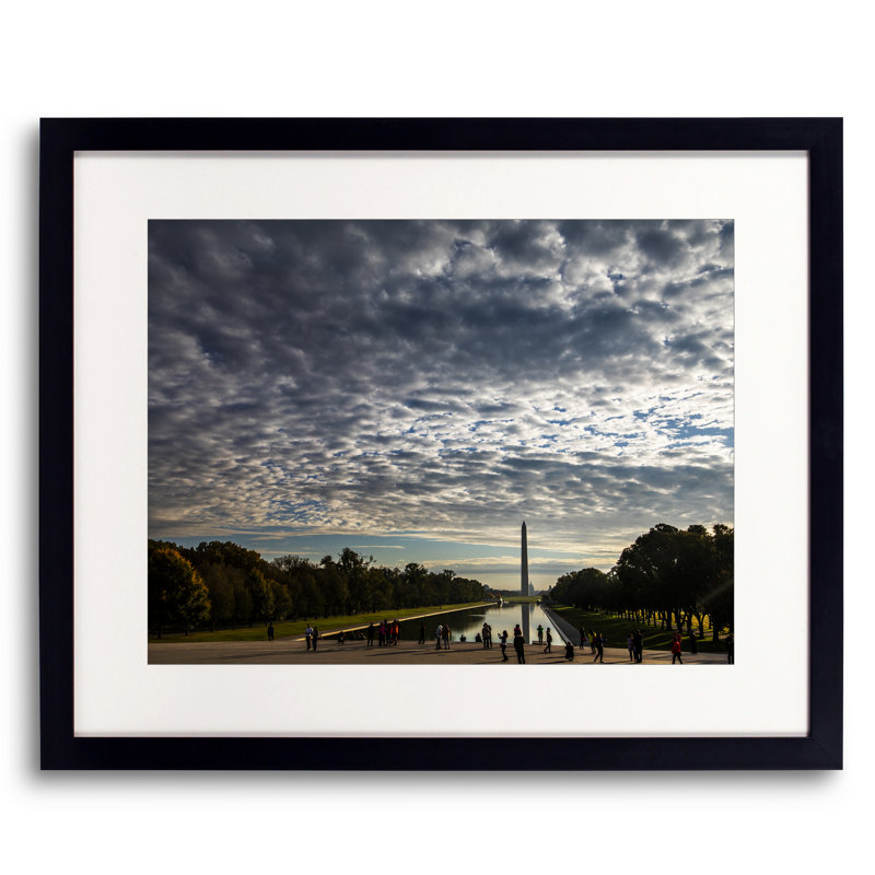 Washington Monument I Print by Robert Dodge, Black Framed Paper, 16" H x 20" W