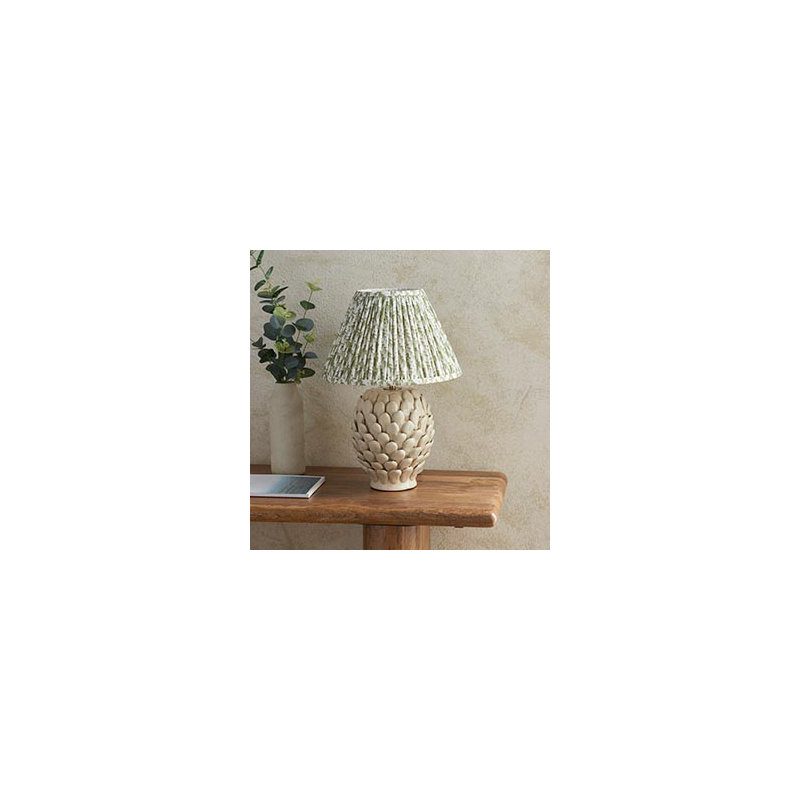 Layered Leaf Table Lamp, Herb Garden Green
