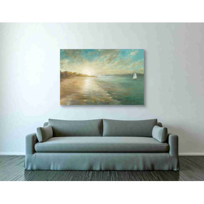 «Coastal Glow» par Danhui Nai, art mural sur toile