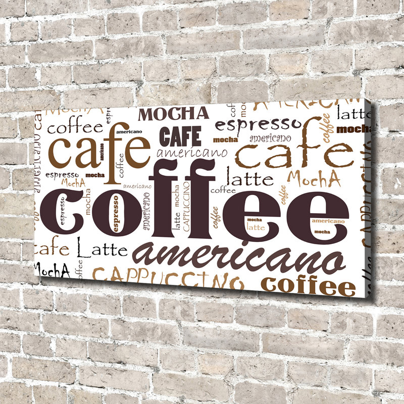 Coffee - No Frame Print on Canvas
