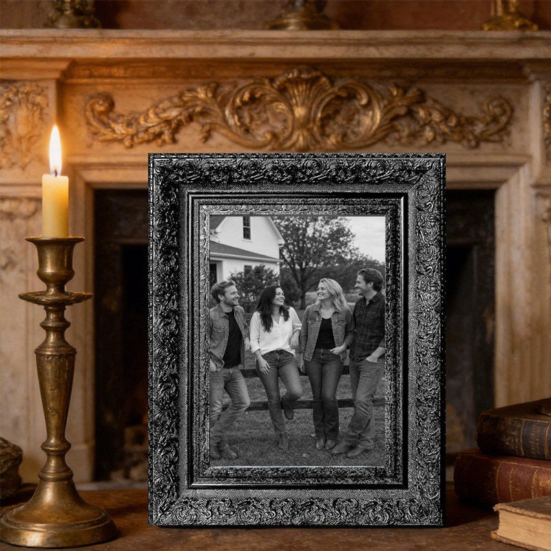 Cadre photo noir 3 pièces 8 "x 10" noir, Noir, 3, 8 po x 10 po