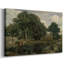 The Forest of Fontainebleau-Jean-Baptiste-Camille Corot-Gallery Wrapped Canvas-1846-401242521