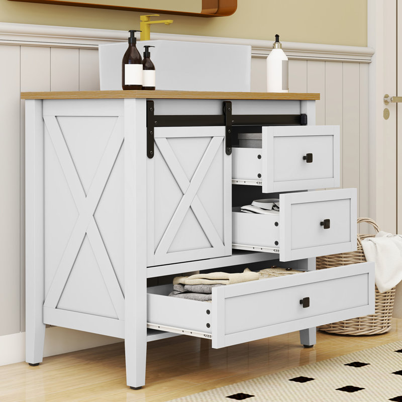  Meuble-lavabo 36 "avec lavabo en céramique