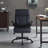 Kustaa Faux Leather Ergonomic Design Office Task Chair Desk Executive Chair with Flip-up Armrest-318445588