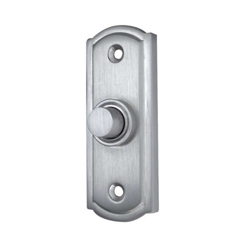 PB Sloane Bell Push Button, Satin Chrome