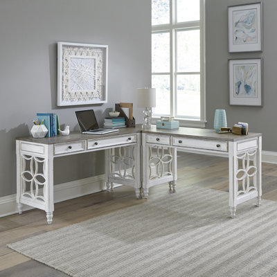 Salinas 3 Piece Solid Wood Rectangular Writing Desk Office Set -  Liberty Furniture, 244-HOJ-ALSLD