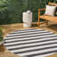Tapis noir / crème Aveiro-1606665360