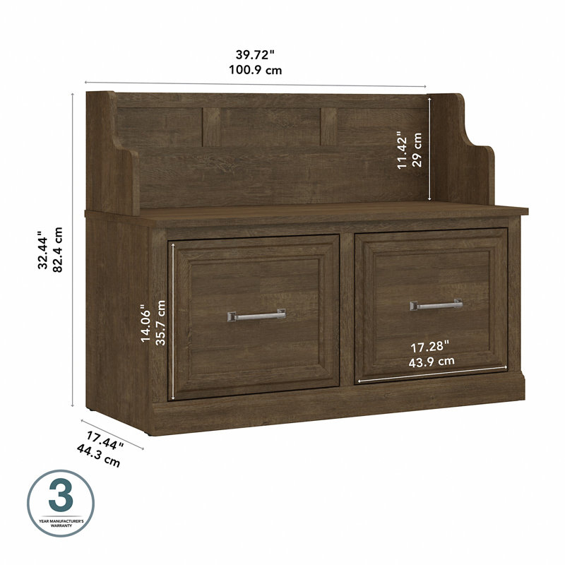 Nara Storage Bench, Ash Brown