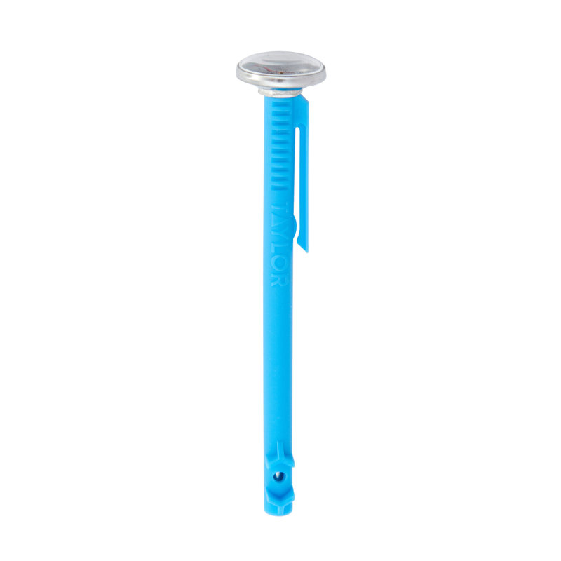 Thermomètre de qualité standard Taylor (cadran de 1 pouce), argent
