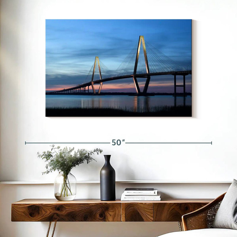 Lilie Talmadge Memorial Bridge, 26" H x 39" W