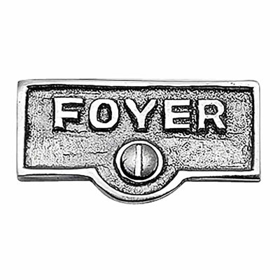 Foyer Name Sign Switch Plate Tag