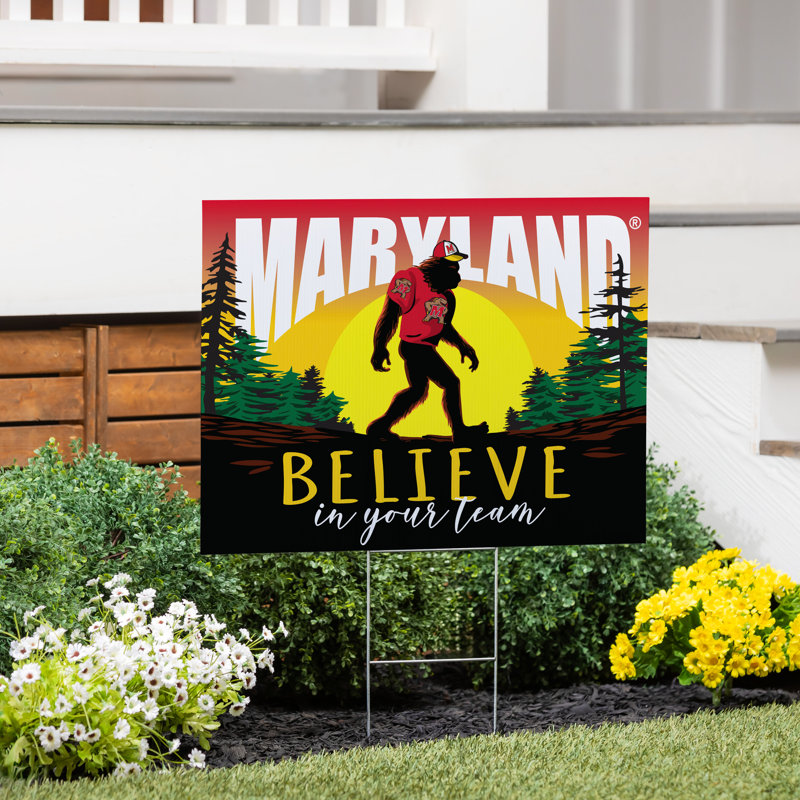 Panneau de cour de l'Université du Maryland, Bigfoot