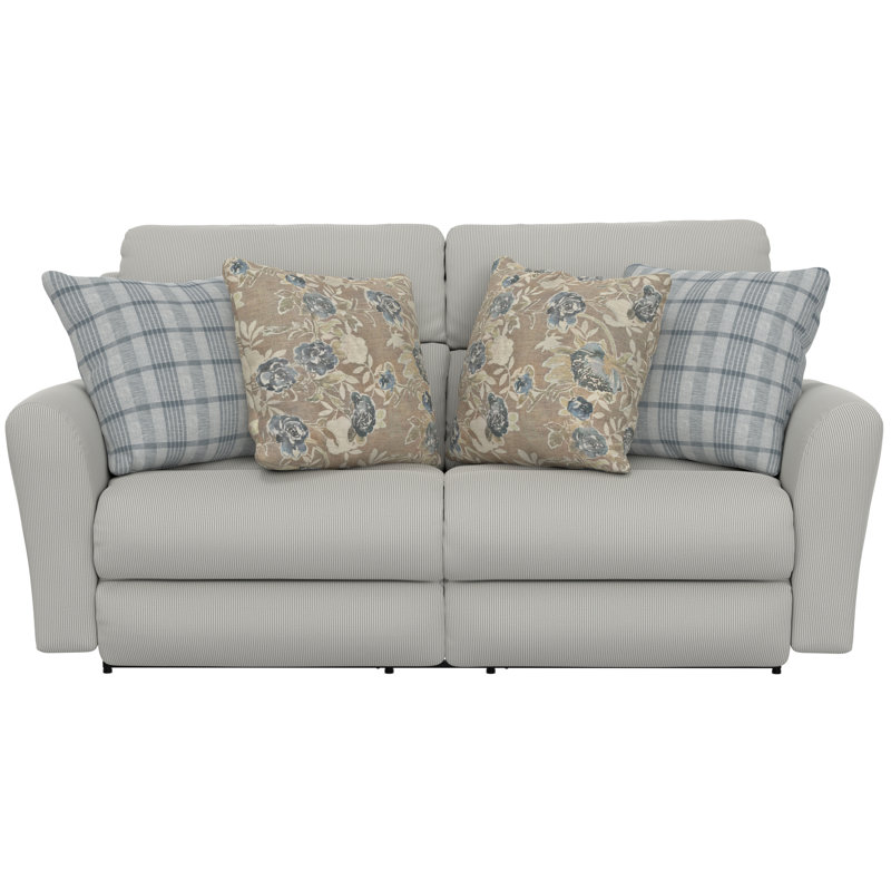 Chappy Power Lay Flat Reclining Sofa, Manual, Tan, Manual - Handle / Lever