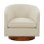 Chaise pivotante en tissu Miramar Mist-330437009