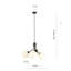 Jelks 4 - Light Black Unique/Statement Pendant-69425469