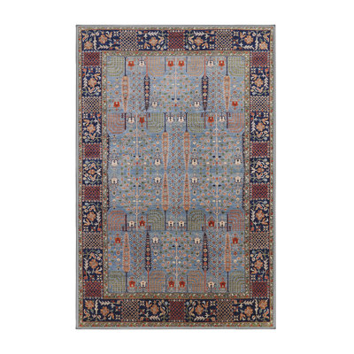 Tapis oriental bleu / rouge / brun Gilleasbuig