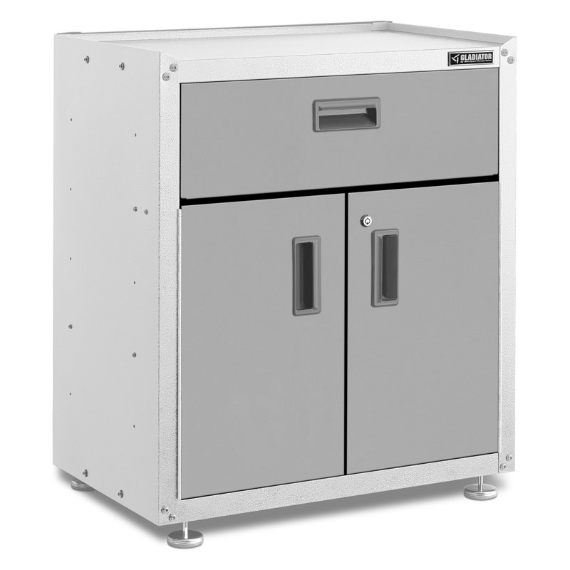 Ready-To-Assemble 3/4-Door Modular Gearbox, Gray Slate