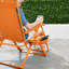 Fauteuil monochromatique à gravité zéro, fauteuil inclinable pliant pour patio avec plateau latéral et appui-tête-2032056527