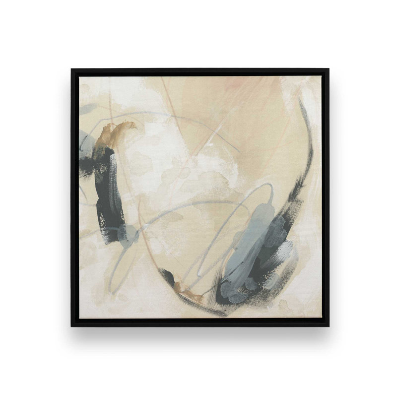 «Logbook IV» par June Erica Vess, reproduction d'art sur toile, H 20 po x l 20 po, Noir