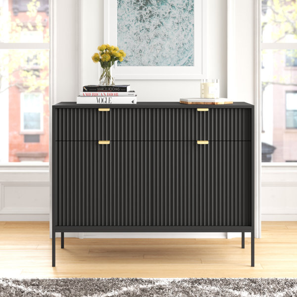 Mercury Row Sipes 104 Cm Wide 2 Drawer Sideboard | Wayfair.co.uk