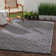 Squares Handmade Navy Indoor/Outdoor Rug