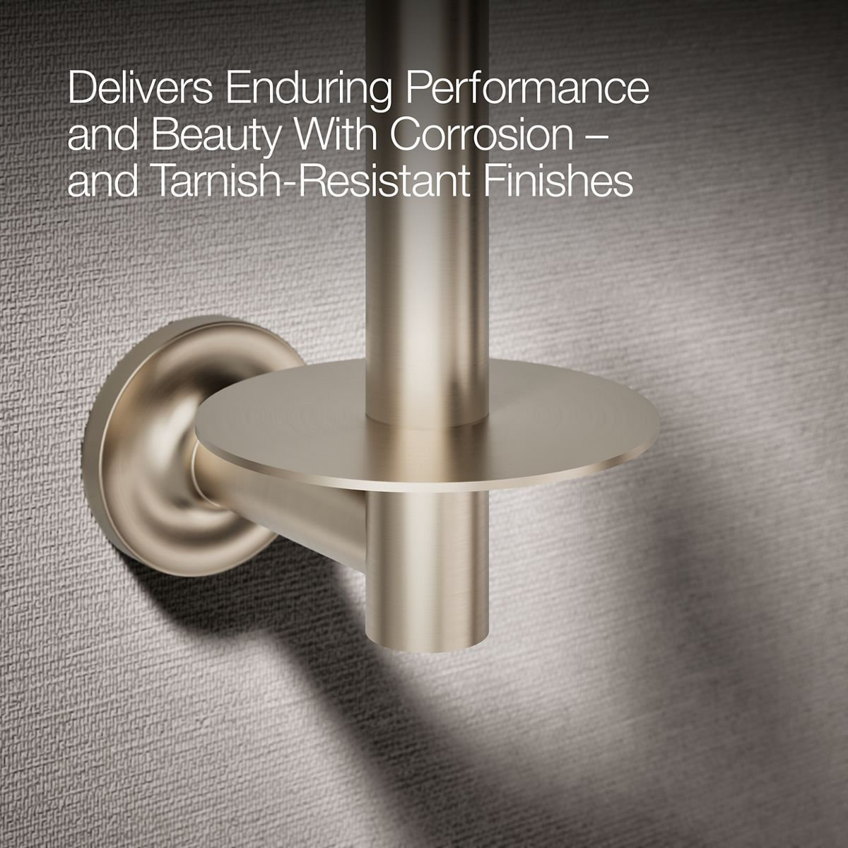 Purist Vertical Toilet Paper Holder, Vibrant Brushed Bronze