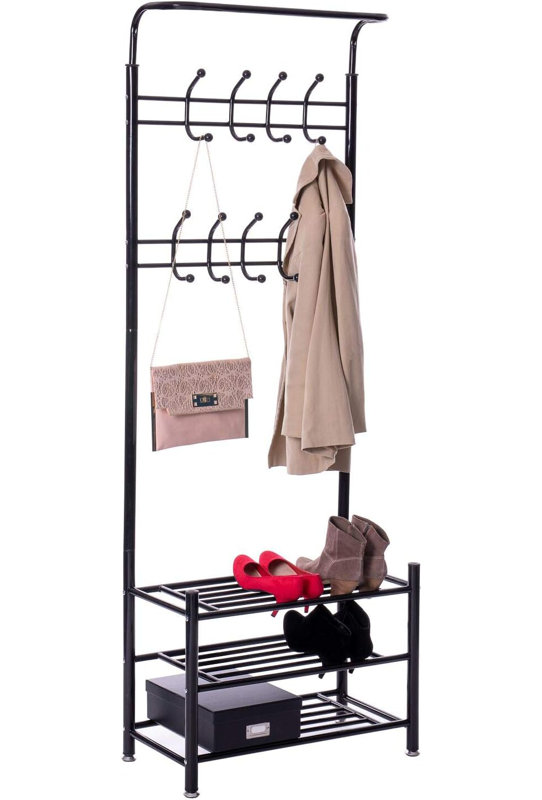 Adante Freestanding 18 - Hook Coat Rack