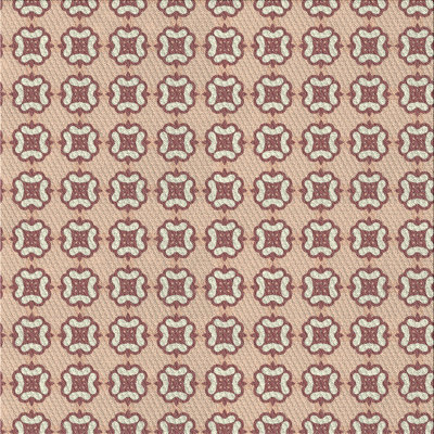 Tapis de zone rose/beige à motifs