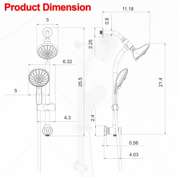 Dimensions du produit