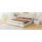 Stylish Beige Upholstered Bed