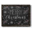 Tableau «Merry Christmas», toile tendue avec châssis rustique_47483-96288896-96288897