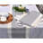 Cotton Woven Table Runner Striped Extra Long Gray Dining Table Runner, Farmhouse Style Dresser Scarf Grey 14" x 90" Long-1775796945-1763624852-1775796972