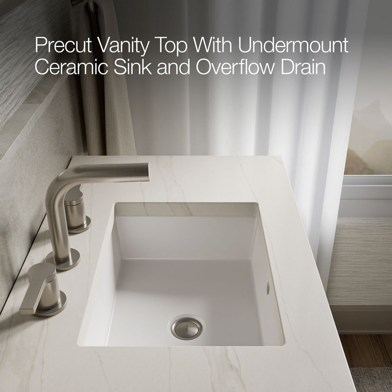 Southerk 30-In Bathroom Vanity Set, White, 30"