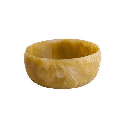 Grand bol rond en résine sorbet