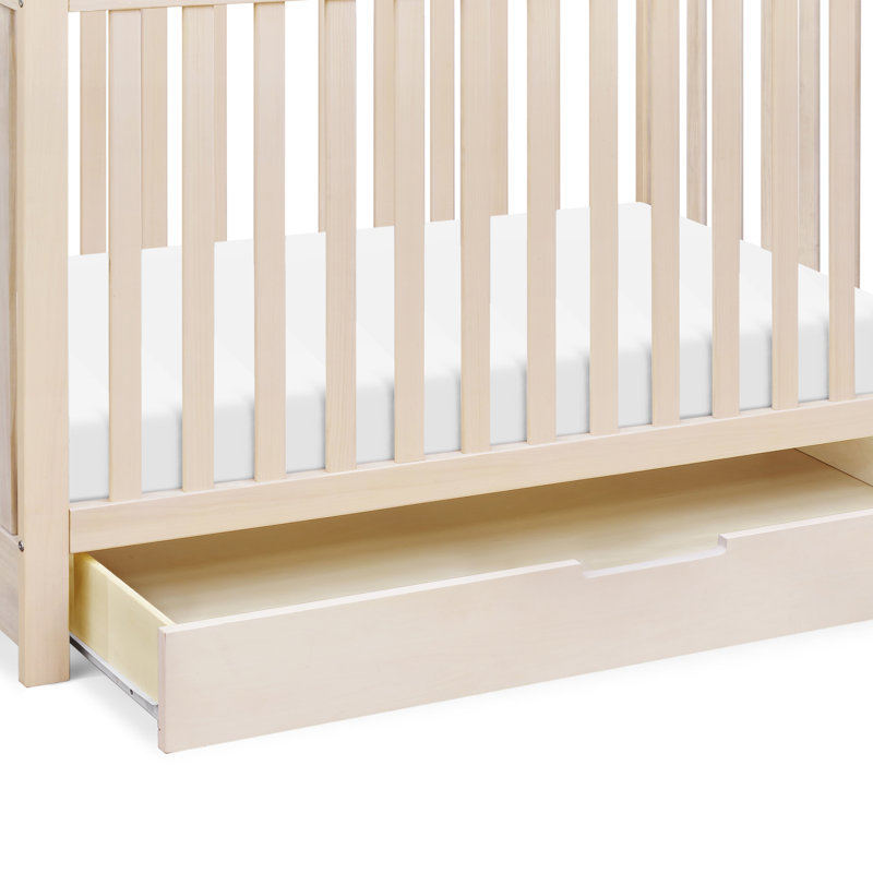 Berceau convertible Colby 4 en 1, avec rangement, Naturel délavé