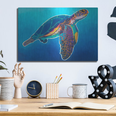 «Sea Turtle - Rainbow» par Dawg Painter