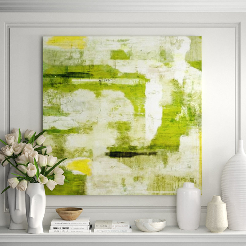Blank Slate Print by Chelsea Art Studio, 54" H x 54" W, Knife Gel
