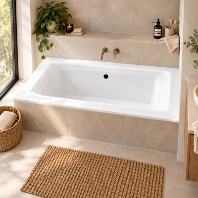 Almeria x Soaking Acrylic Bathtub