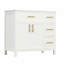 Meuble-lavabo de 36 pouces avec comptoir en céramique, cadre en bois durable et grand espace de rangement pour les salles de bain modernes-684520683