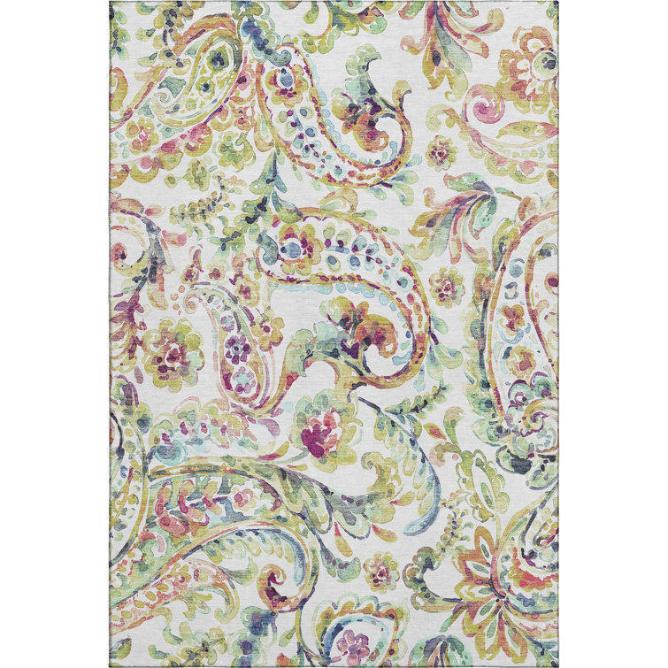Premium Machine Washable Prisco Ivory Rug