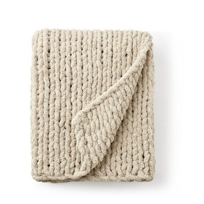 Cozy Potato Chunky Knit Oversized Luxury Throw Blanket