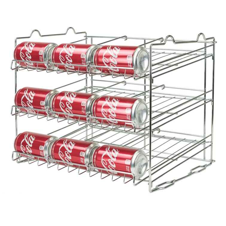 Can Organizer for Pantry Stackable 2 Pack, Can Storage Organizer Rack  Stacking Can Dispensers Small Space Holds up to 36 Cans for Pantry,  Kitchen