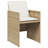  Patio Dining Set Set Of 8 Beige, Cream White-971363860-971363862