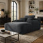 Canapé inclinable convertible de 86 pouces incurvé, canapé-lit pliant sans cadre 2 en 1 avec base coulissante et assise profonde, canapé inclinable en chenille à deux places, aucun assemblage requis gris-1955751472