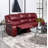 Brynden Upholstered Motion Reclining Sofa Red-934345299