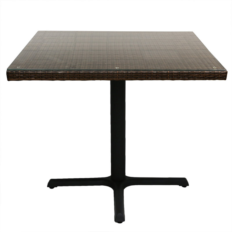 Table 31,5 "Asbury, H 29,5 po x l 35,5 po x P 31,5 po, Nouveau gris