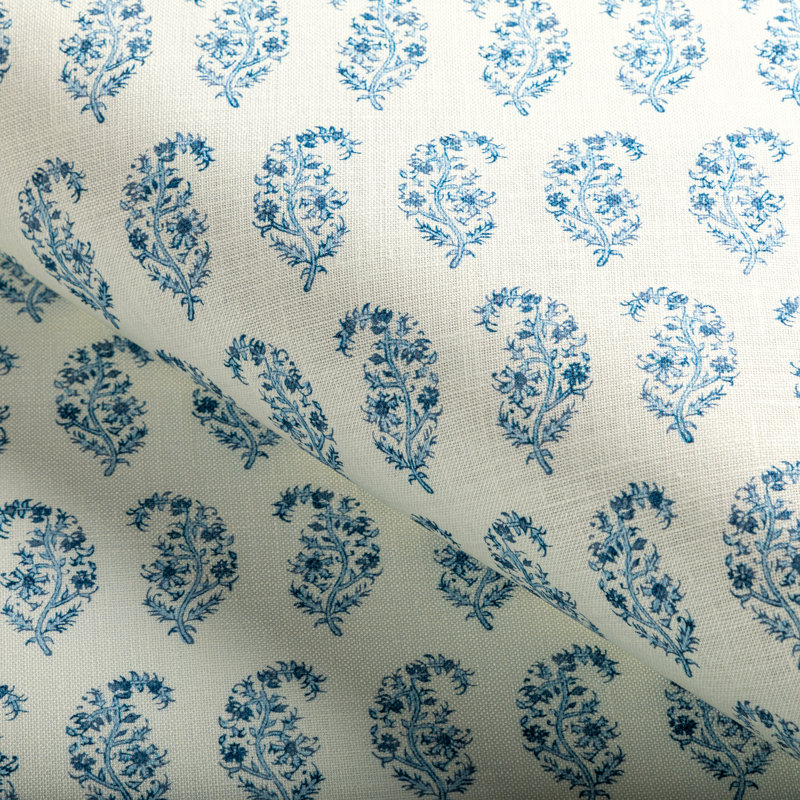 Indiennes Paisley Fabric, Delft