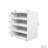 Shoe Box With RGB LED Light, Wooden Stackable Shoe Storage Box With Glass Door, Shoe Storage Bin Shoe Display Case For Sneakers