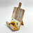 Mango Wood Book Stand with Sunflower & Bee Design